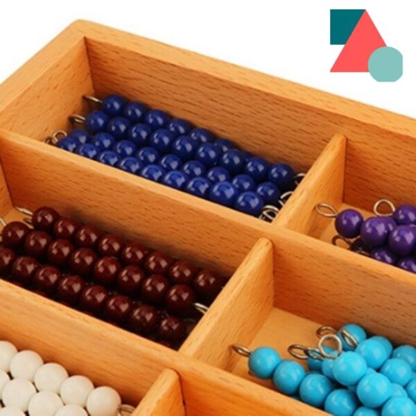 Comprar juguete montesori matemáticas para contar con perlas para niños de 1 año, 2 años y más de 3 años