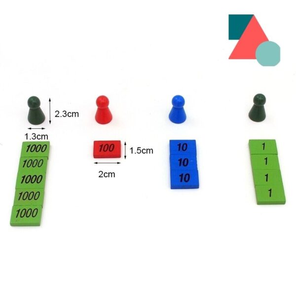 Comprar juguete Montessori matemática para contar con colores