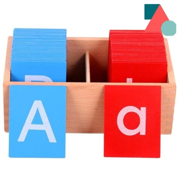 Comprar tablero con abecedario mayúsculas y minúsculas barato para método Montessori