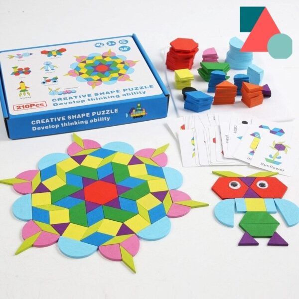 Comprar tangram puzzle para niños barato divertido interactivo Montessori